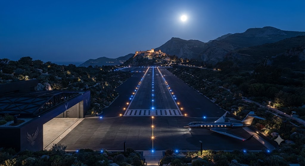 Private Airfield Runway